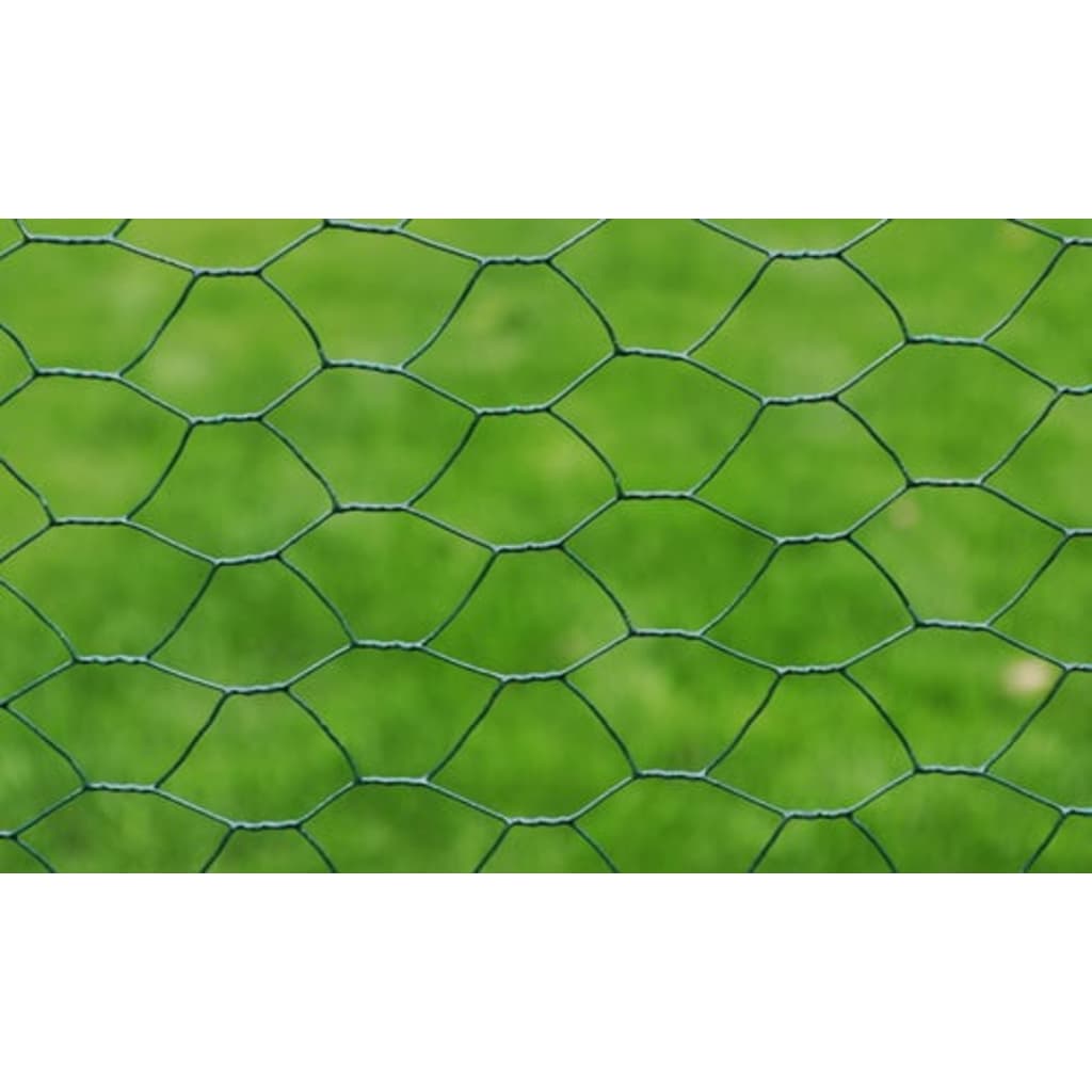 Kippengaas 25x0,5 m met PVC coating groen is nu te koop bij PeponiXL, paradijselijk wonen!