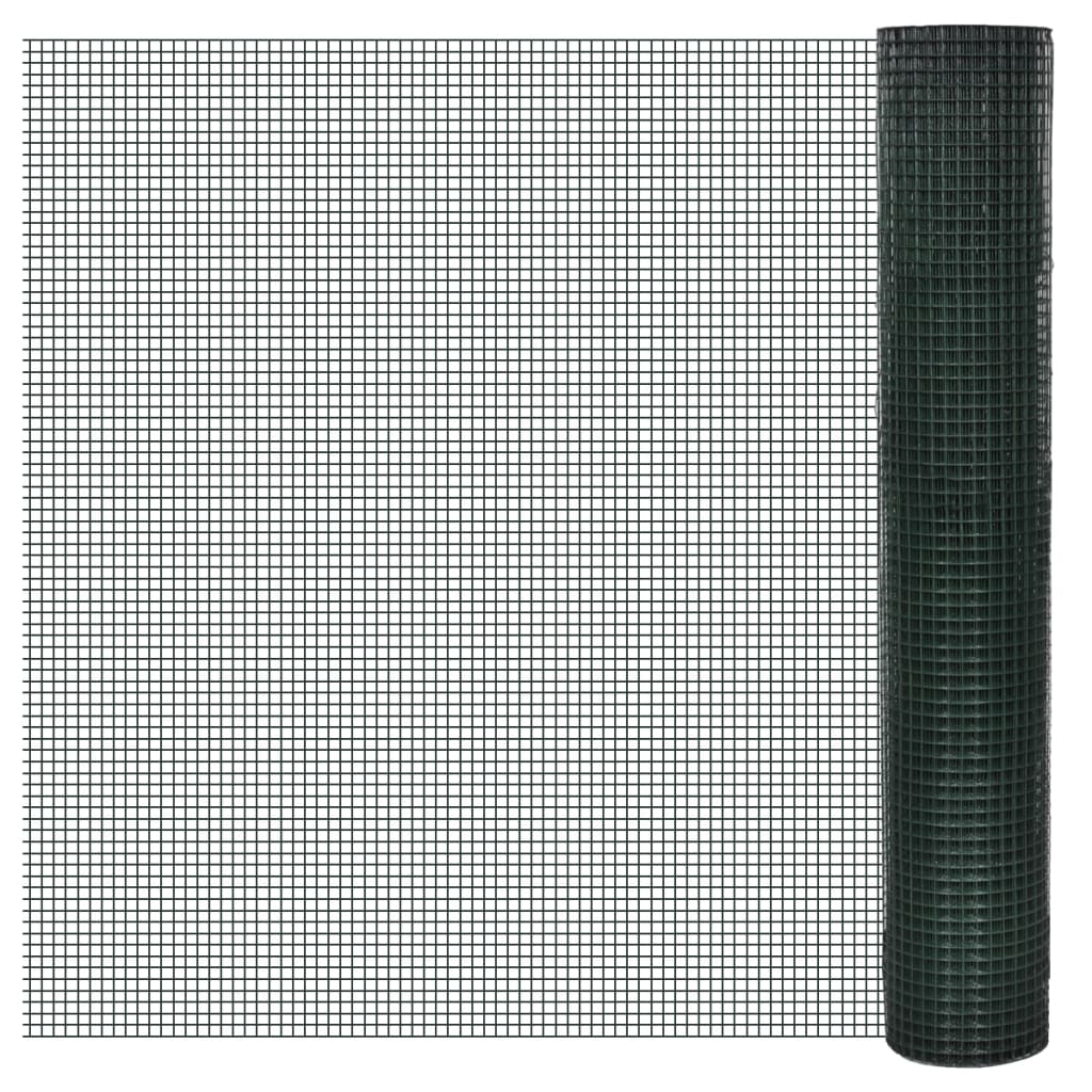 Kippengaas 1x25 m gegalvaniseerd staal groen is nu te koop bij PeponiXL, paradijselijk wonen!