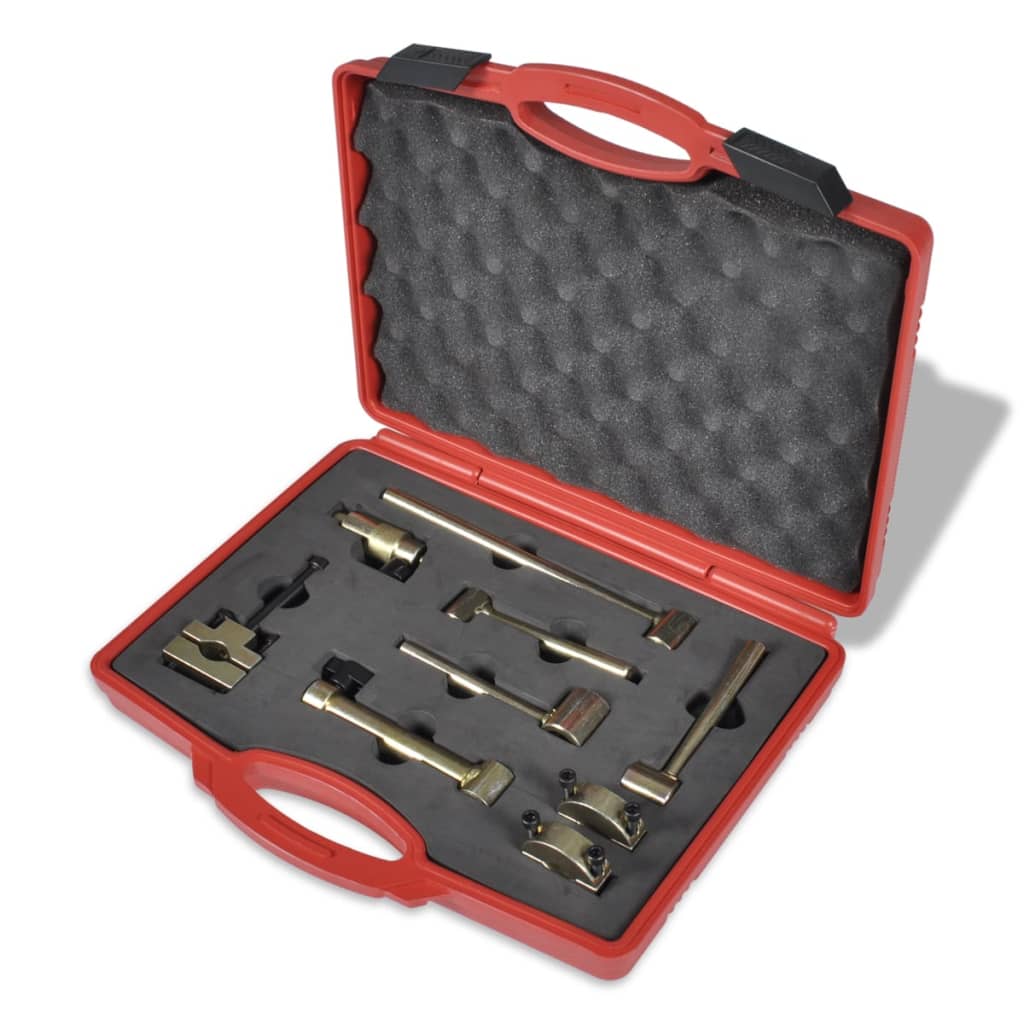 Spoorstang instel set