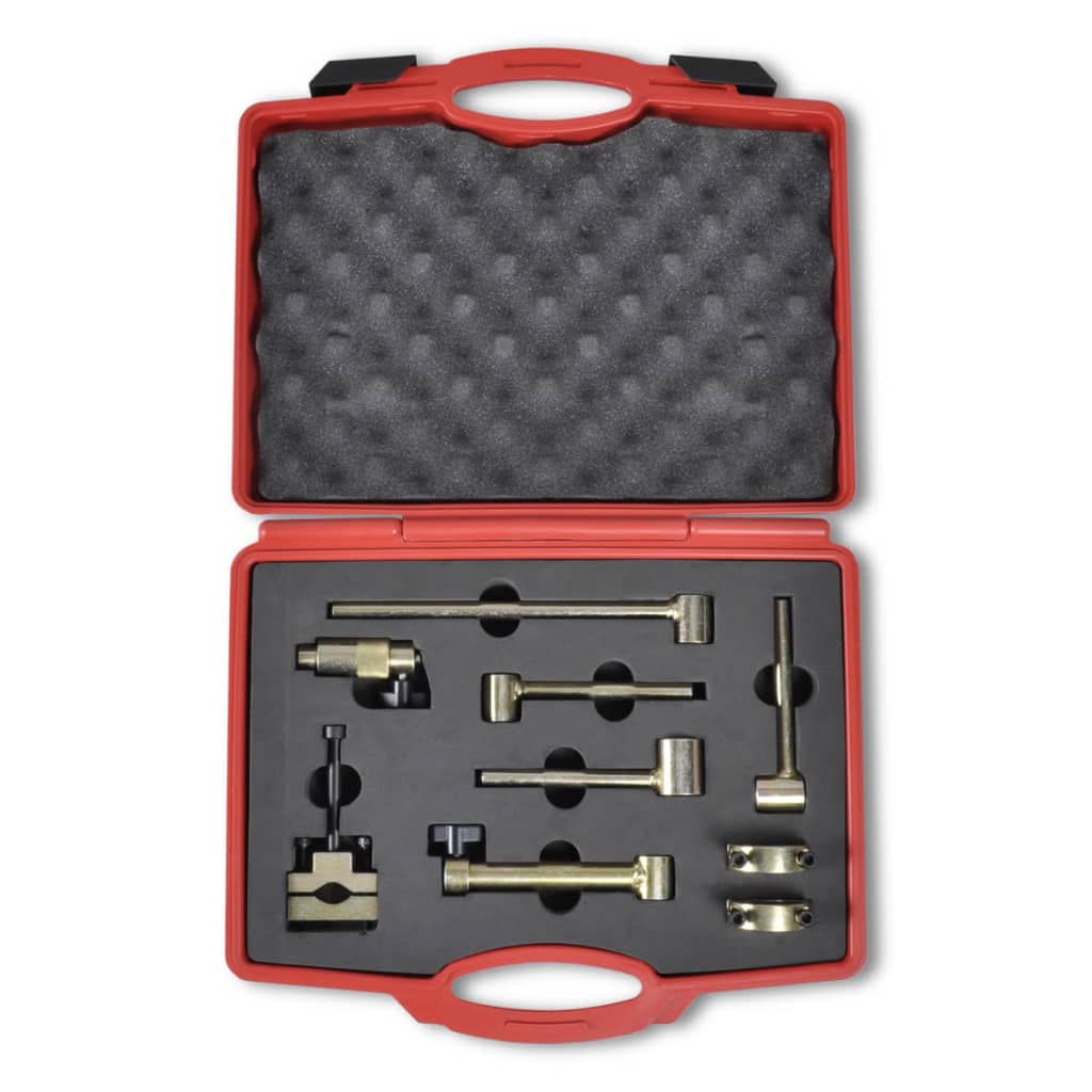 Spoorstang instel set