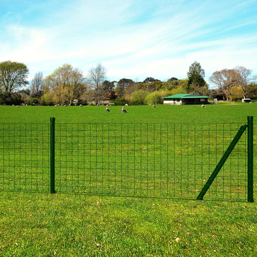 Eurohek 10x0,8 m staal groen is nu te koop bij PeponiXL, paradijselijk wonen!
