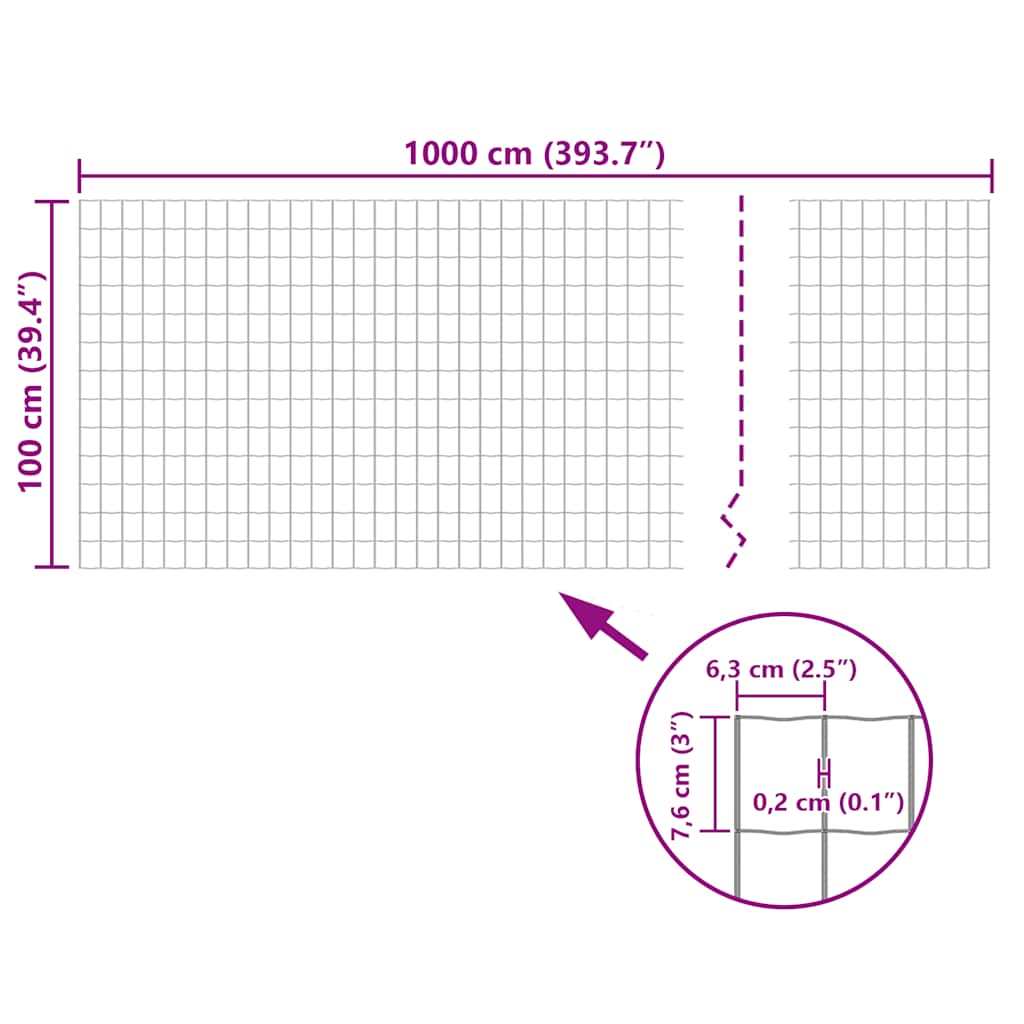Euro hek 10x1,0 m staal groen is nu te koop bij PeponiXL, paradijselijk wonen!