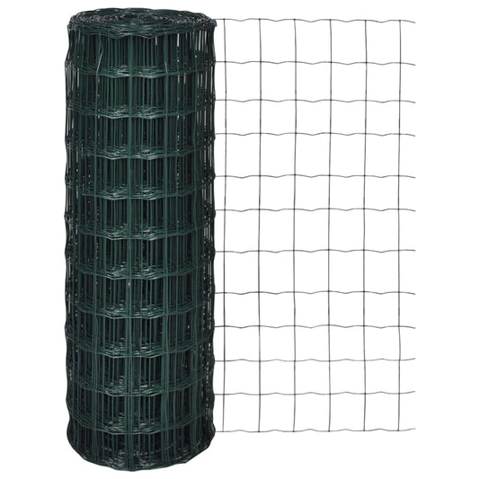 Euro hek 25x1,0 m staal groen is nu te koop bij PeponiXL, paradijselijk wonen!