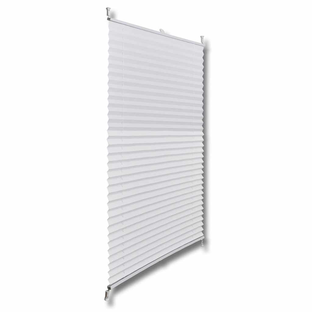 Rolgordijn 40x200 cm geplooid wit is nu te koop bij PeponiXL, paradijselijk wonen!