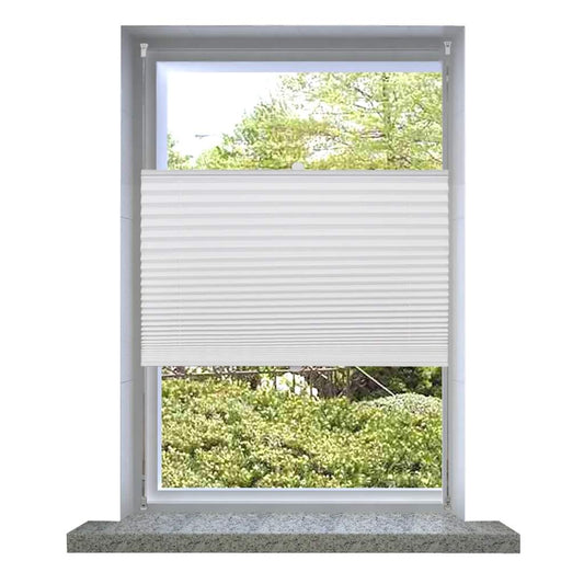 Rolgordijn 40x200 cm geplooid wit is nu te koop bij PeponiXL, paradijselijk wonen!