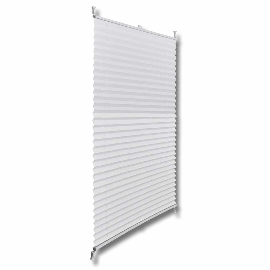 Plisséjaloezie 60x125 cm wit is nu te koop bij PeponiXL, paradijselijk wonen!
