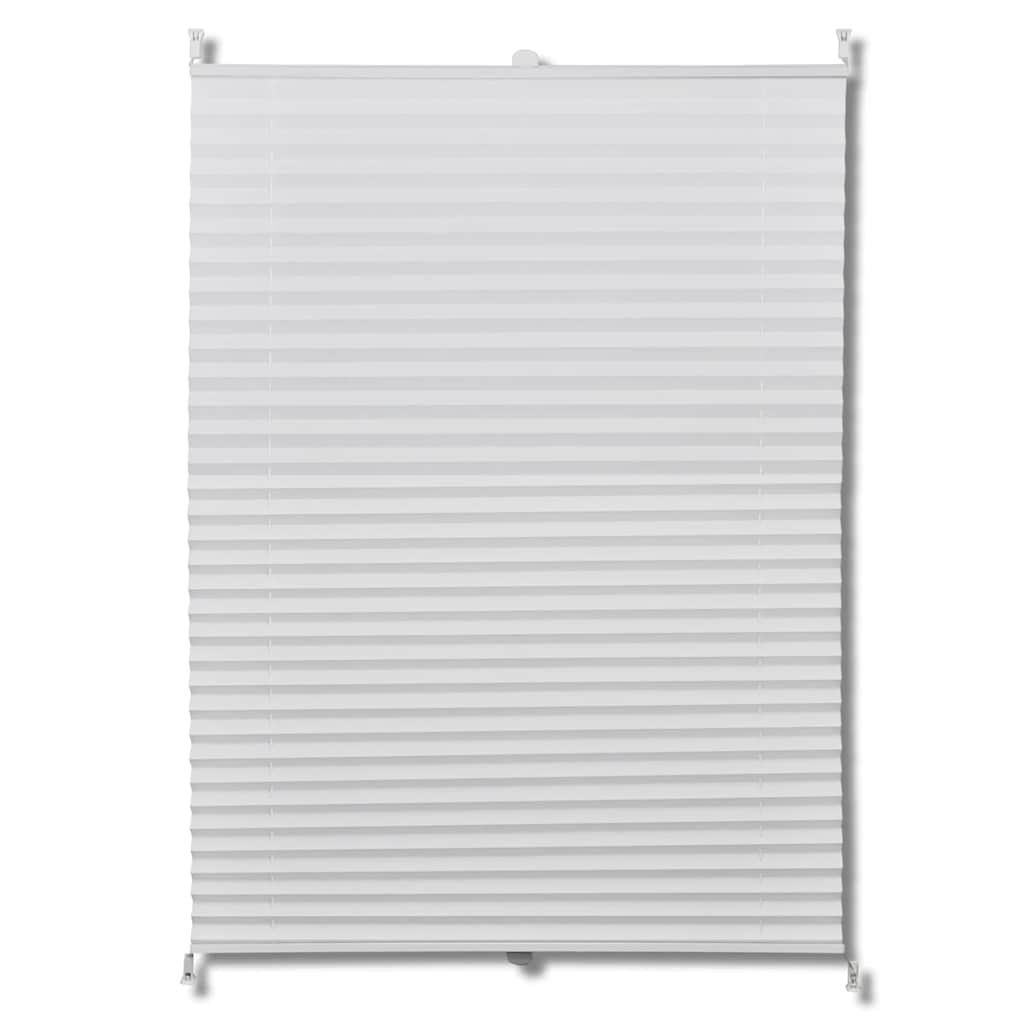 Plisséjaloezie 100x150 cm wit is nu te koop bij PeponiXL, paradijselijk wonen!