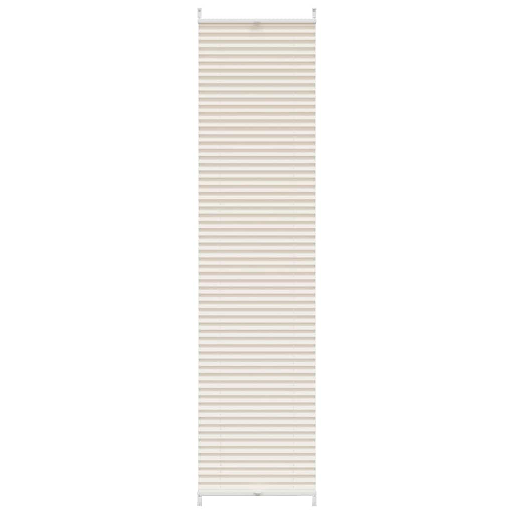 Plisséjaloezie 40x200cm crème is nu te koop bij PeponiXL, paradijselijk wonen!