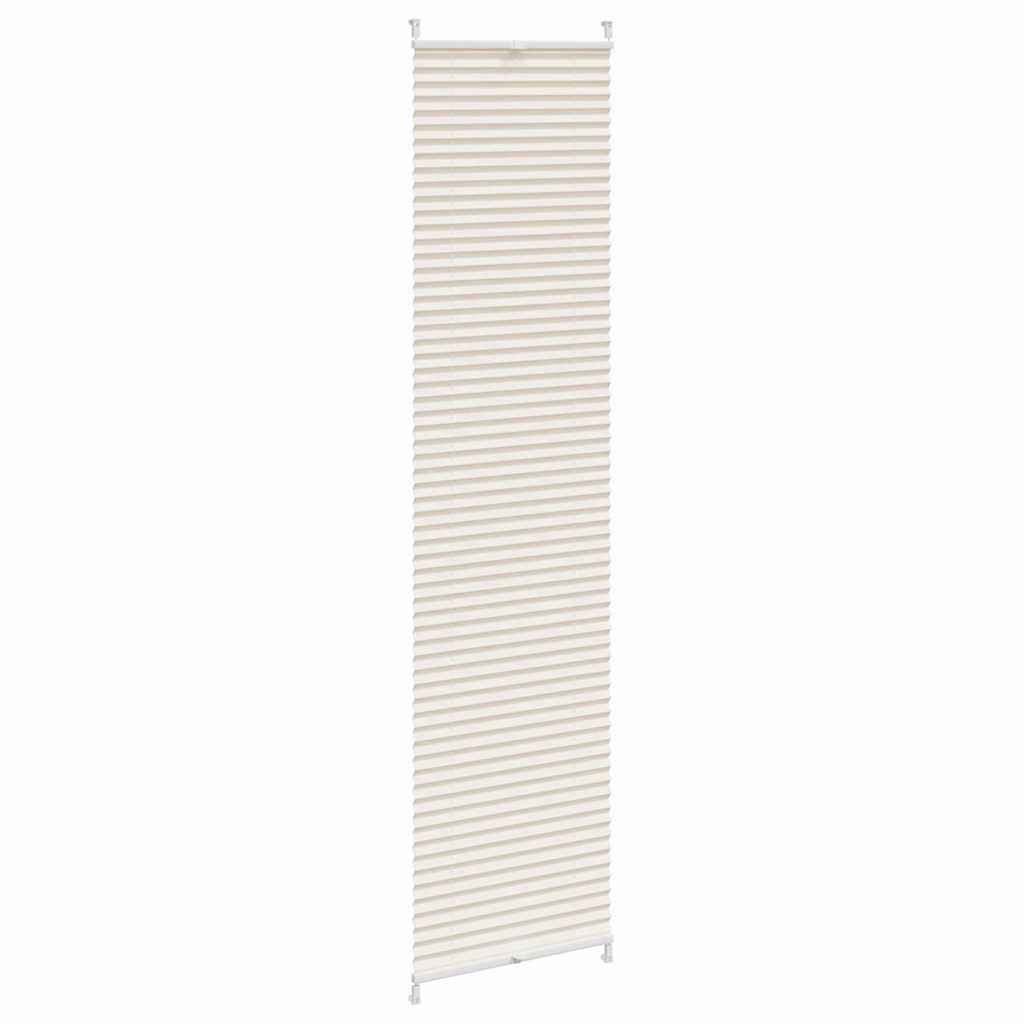 Plisséjaloezie 40x200cm crème is nu te koop bij PeponiXL, paradijselijk wonen!