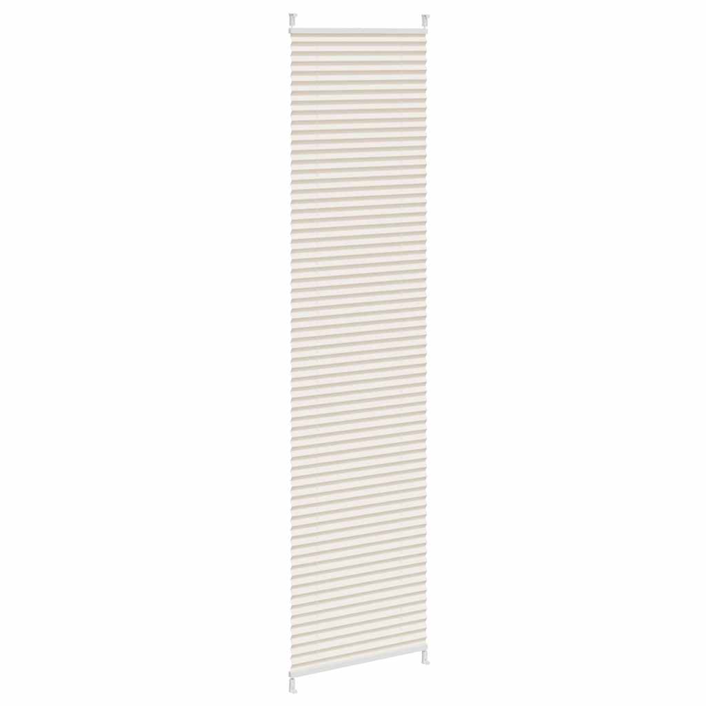 Plisséjaloezie 40x200cm crème is nu te koop bij PeponiXL, paradijselijk wonen!