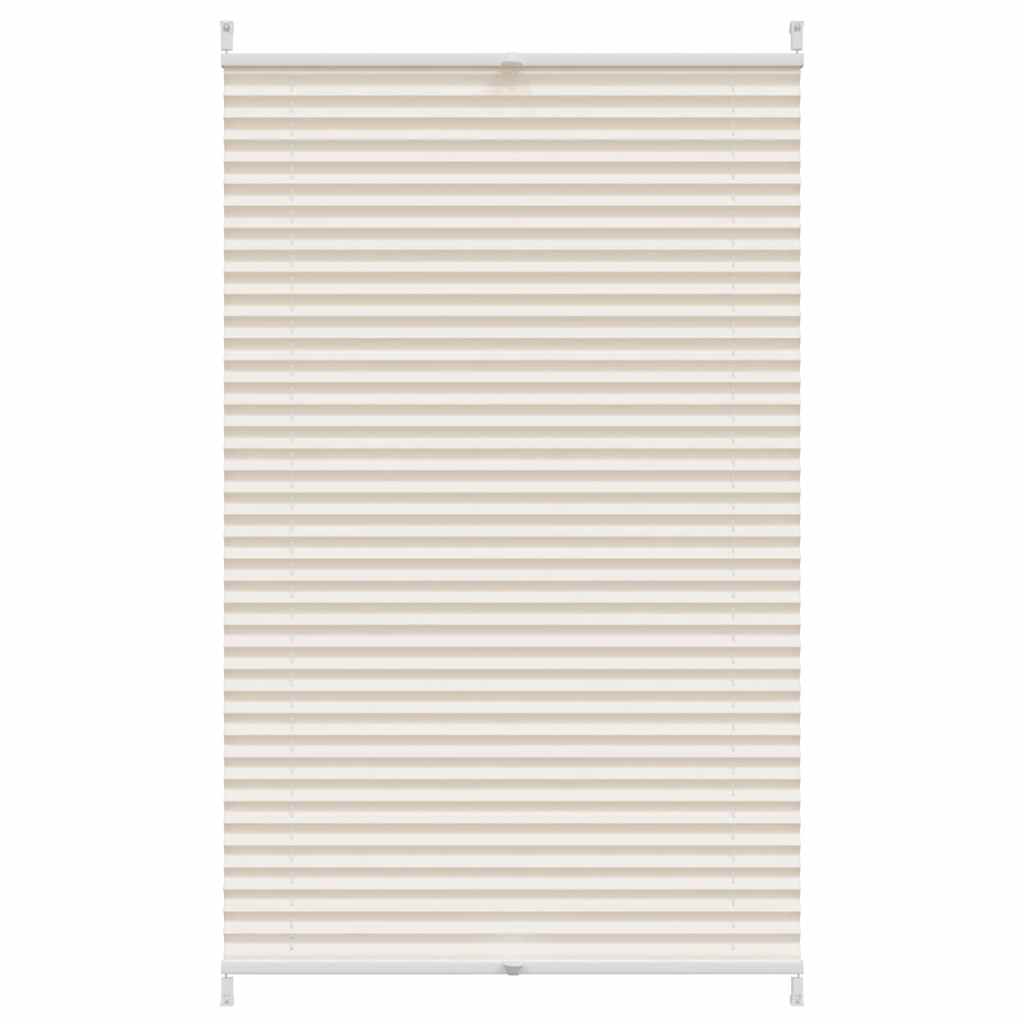 Plisséjaloezie 70x125 cm crème is nu te koop bij PeponiXL, paradijselijk wonen!