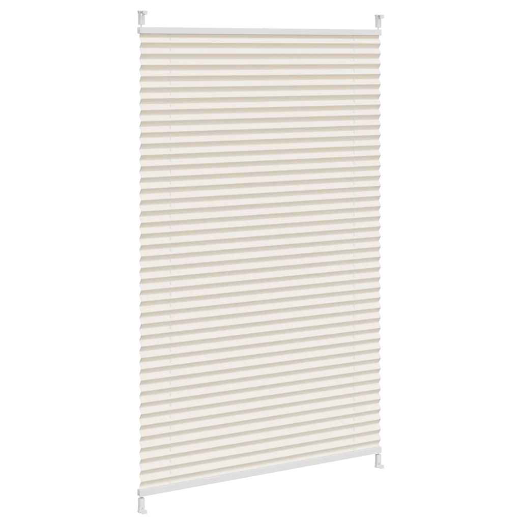 Plisséjaloezie 70x125 cm crème is nu te koop bij PeponiXL, paradijselijk wonen!