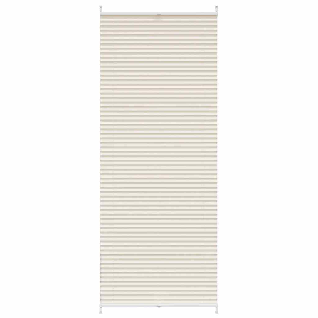 Plissé rolgordijn 90x200cm creme is nu te koop bij PeponiXL, paradijselijk wonen!