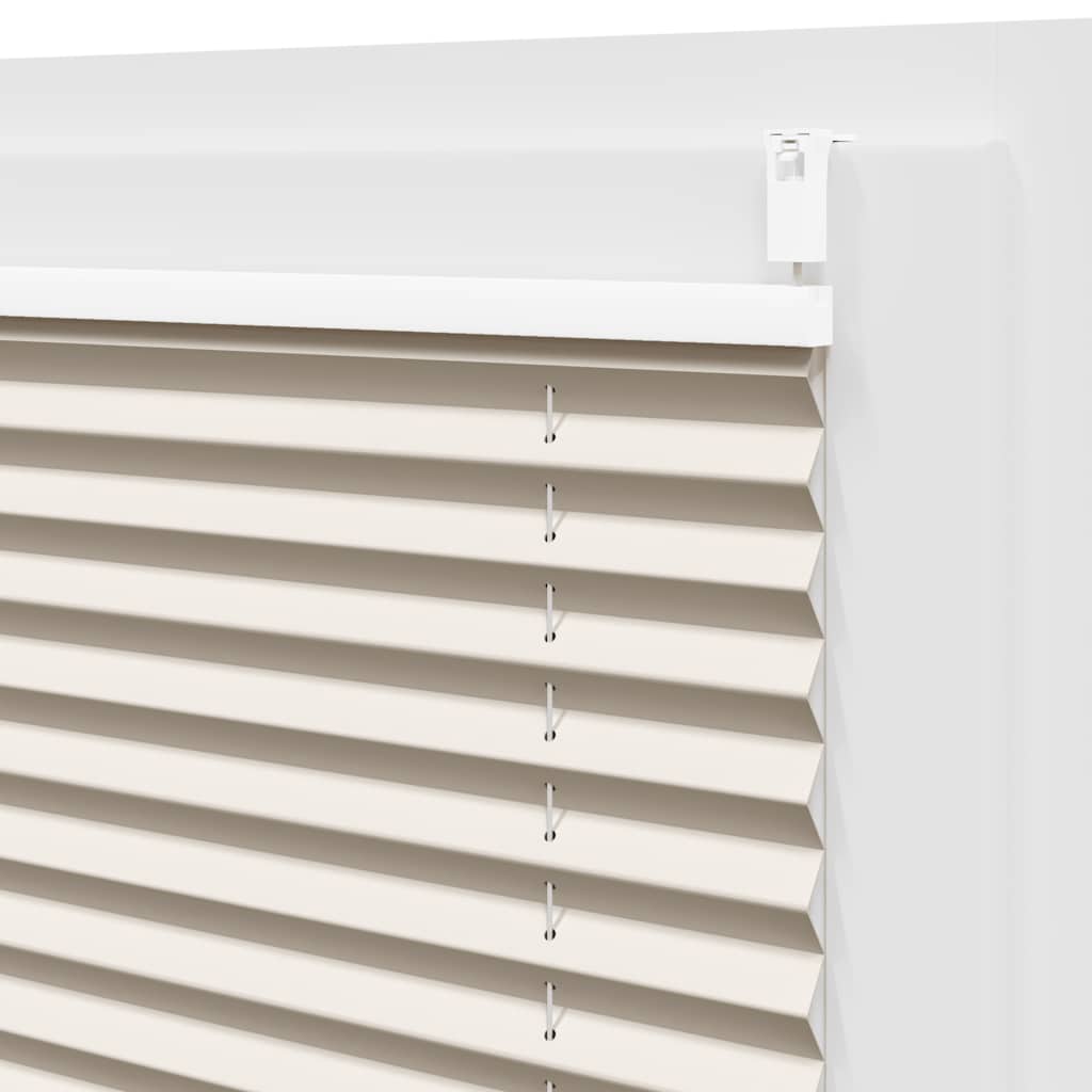 Plisséjaloezie 100x125cm crème is nu te koop bij PeponiXL, paradijselijk wonen!