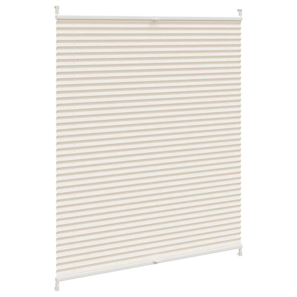 Plisséjaloezie 110x125cm crème is nu te koop bij PeponiXL, paradijselijk wonen!