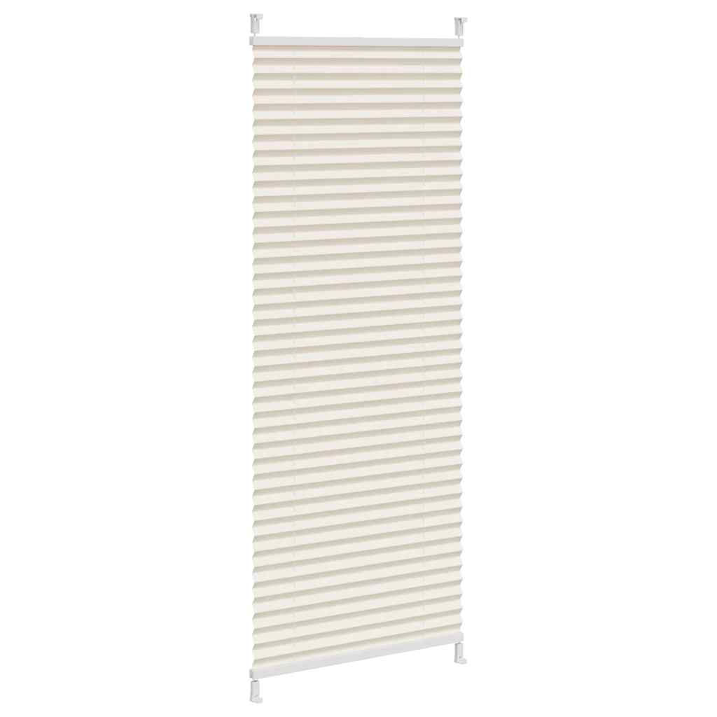 Plisséjaloezie 40x100cm crèmekleurig is nu te koop bij PeponiXL, paradijselijk wonen!