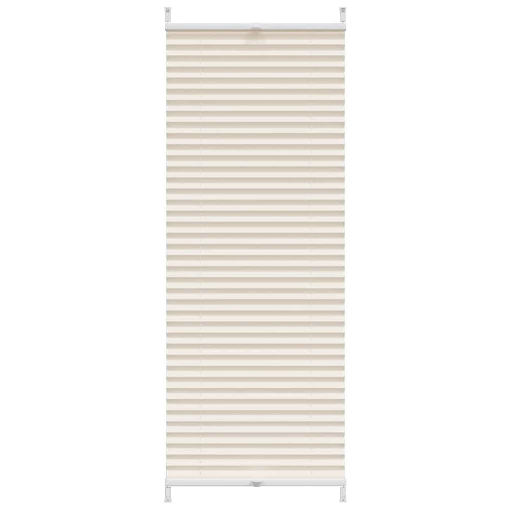 Plisséjaloezie 40x125cm crème is nu te koop bij PeponiXL, paradijselijk wonen!