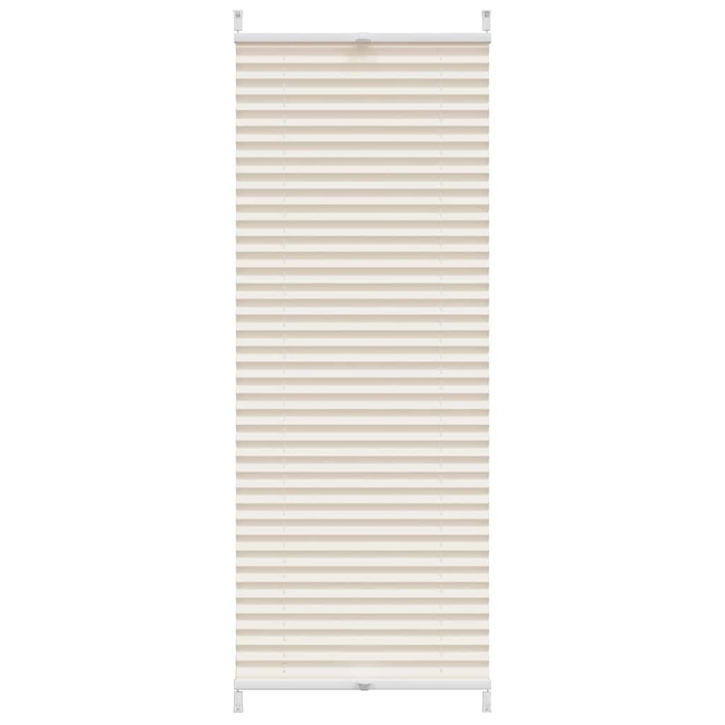 Plisséjaloezie 40x150cm crème is nu te koop bij PeponiXL, paradijselijk wonen!