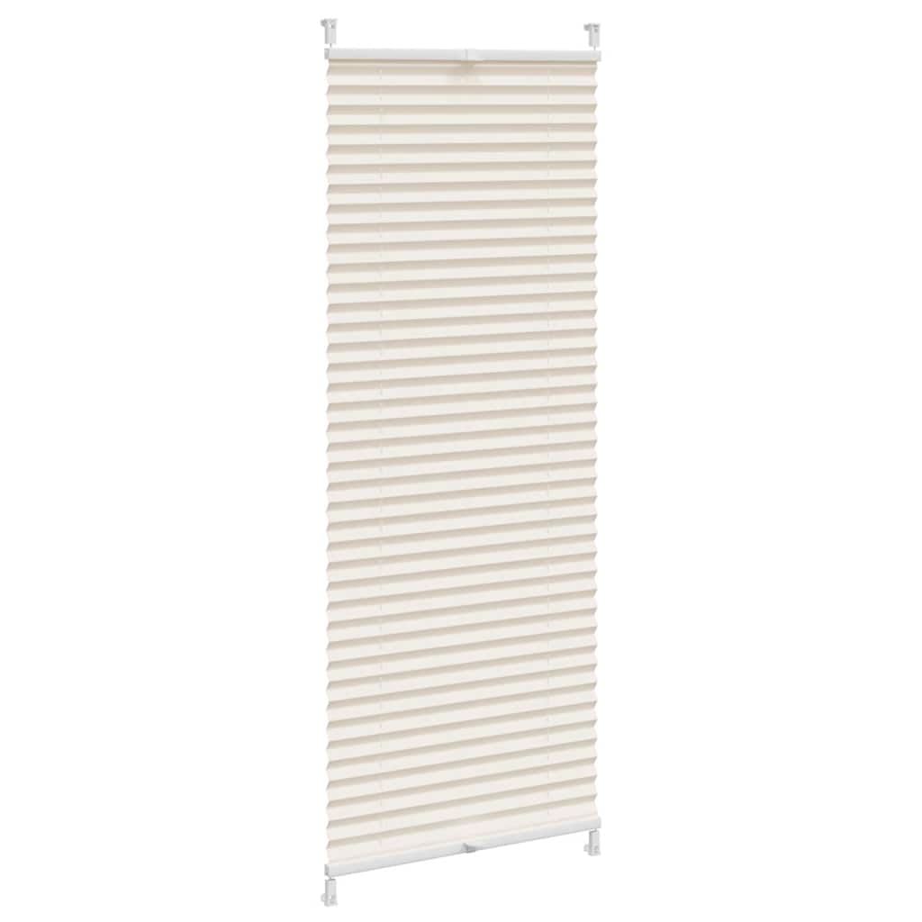 Plisséjaloezie 40x150cm crème is nu te koop bij PeponiXL, paradijselijk wonen!