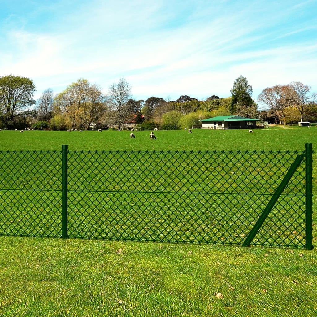 Gaashek met palen 0,8x25 m staal is nu te koop bij PeponiXL, paradijselijk wonen!