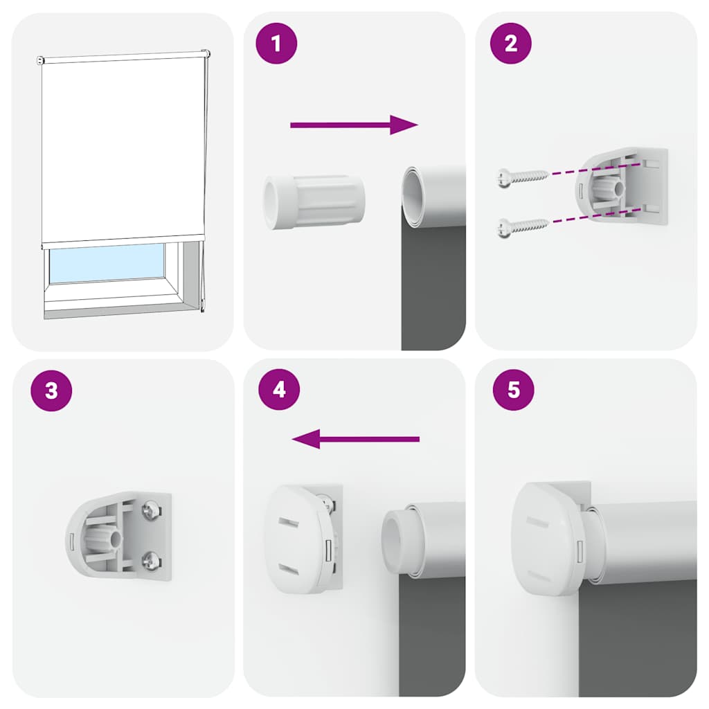 Rolgordijn verduisterend 44,4 x 100 cm stofbreedte 40 cm koffiebruin is nu te koop bij PeponiXL, paradijselijk wonen!