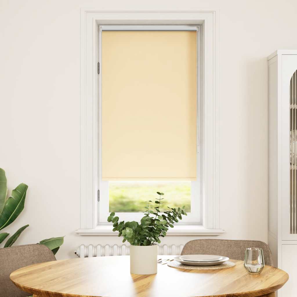 Rolgordijn verduisterend 64,4 x 120 cm stofbreedte 60 cm beige is nu te koop bij PeponiXL, paradijselijk wonen!