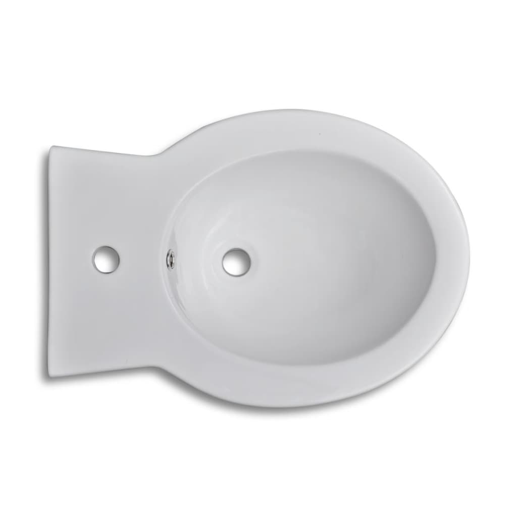 Staand bidet rond keramiek wit is nu te koop bij PeponiXL, paradijselijk wonen!
