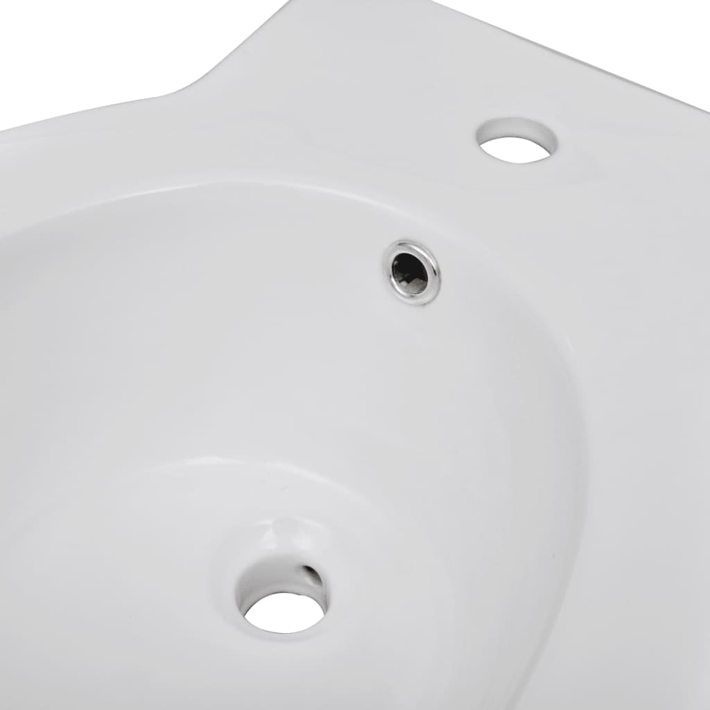 Staand bidet rond keramiek wit is nu te koop bij PeponiXL, paradijselijk wonen!