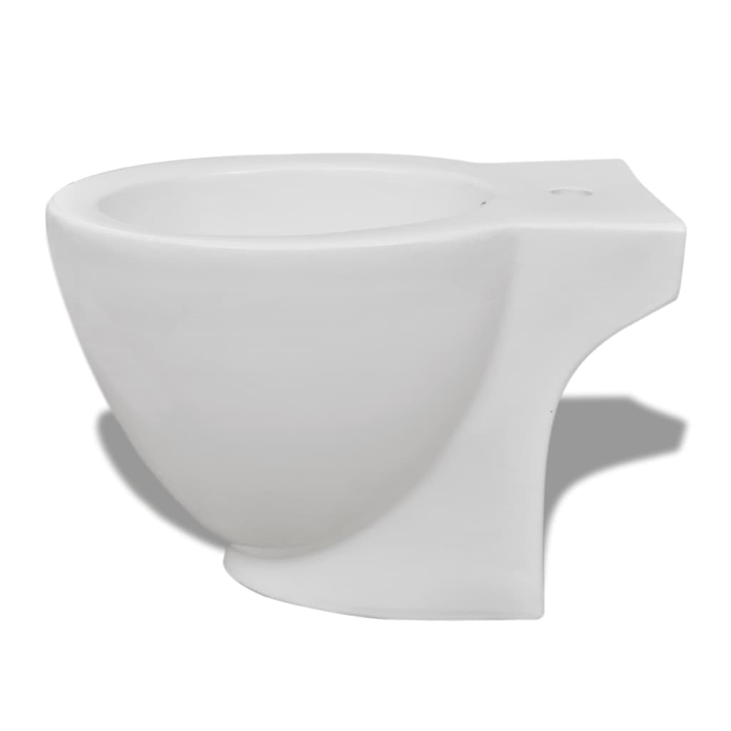 Staand bidet rond keramiek wit is nu te koop bij PeponiXL, paradijselijk wonen!