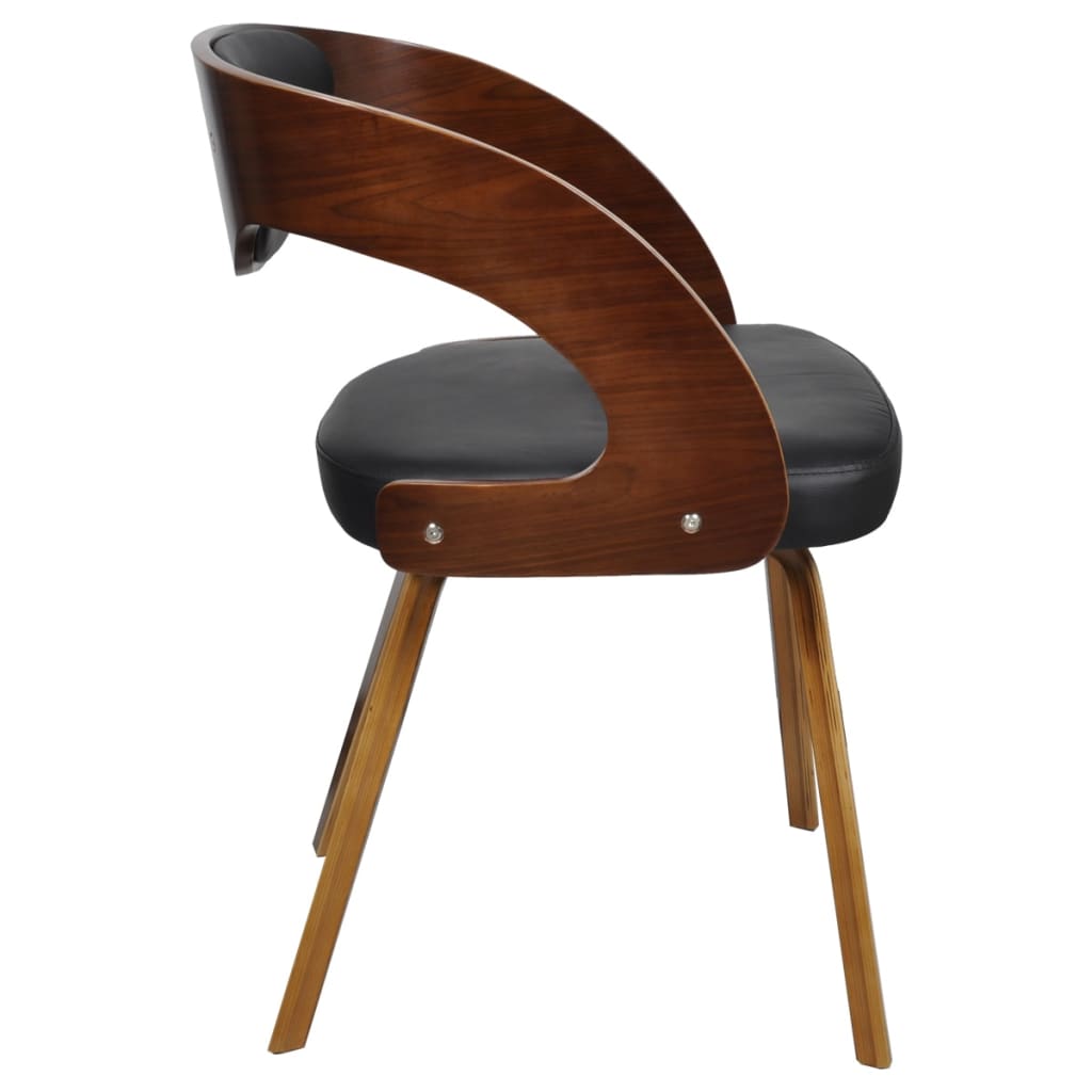 Eetkamerstoelen 2 st kunstleer bruin is nu te koop bij PeponiXL, paradijselijk wonen!