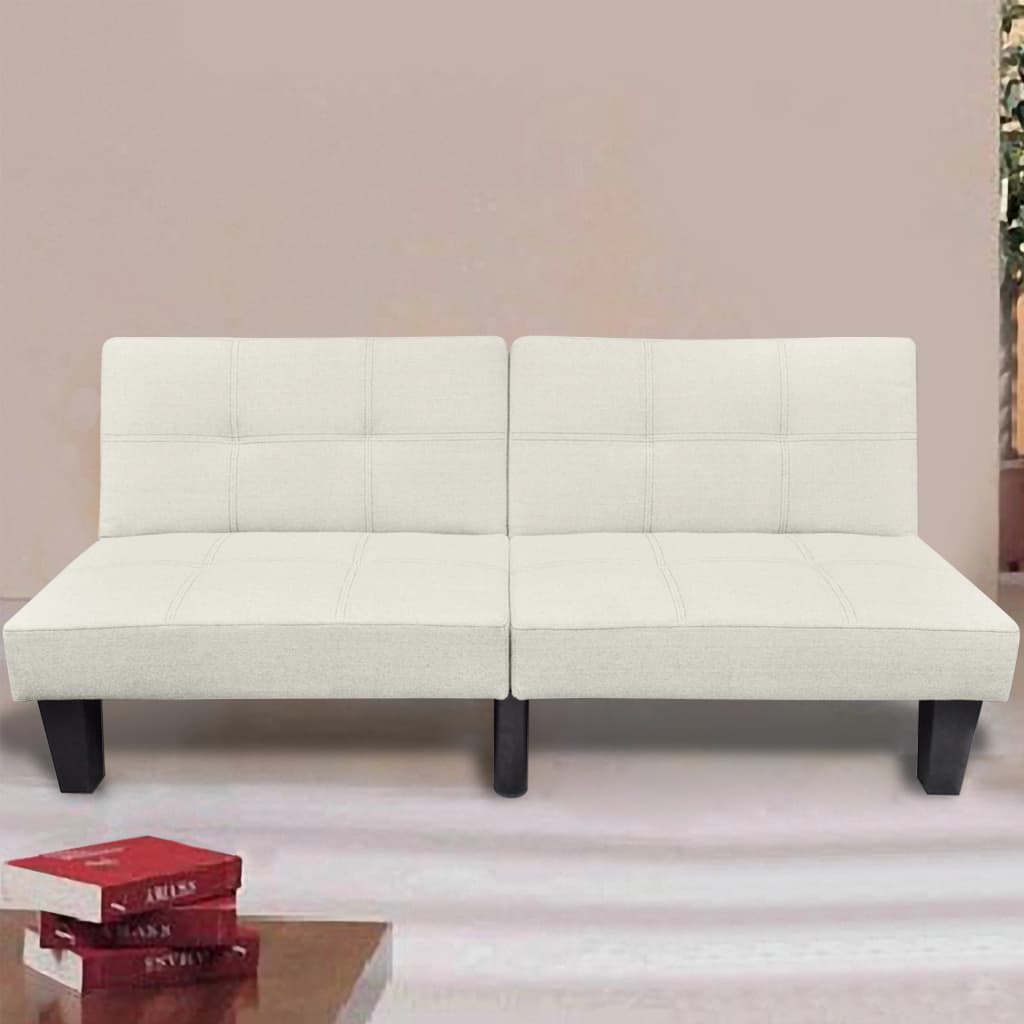 Slaapbank verstelbaar beige is nu te koop bij PeponiXL, paradijselijk wonen!