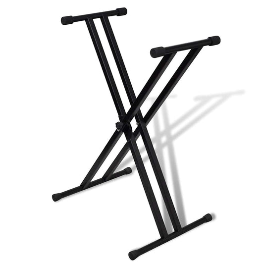Verstelbare keyboardstandaard dubbel X-frame is nu te koop bij PeponiXL, paradijselijk wonen!