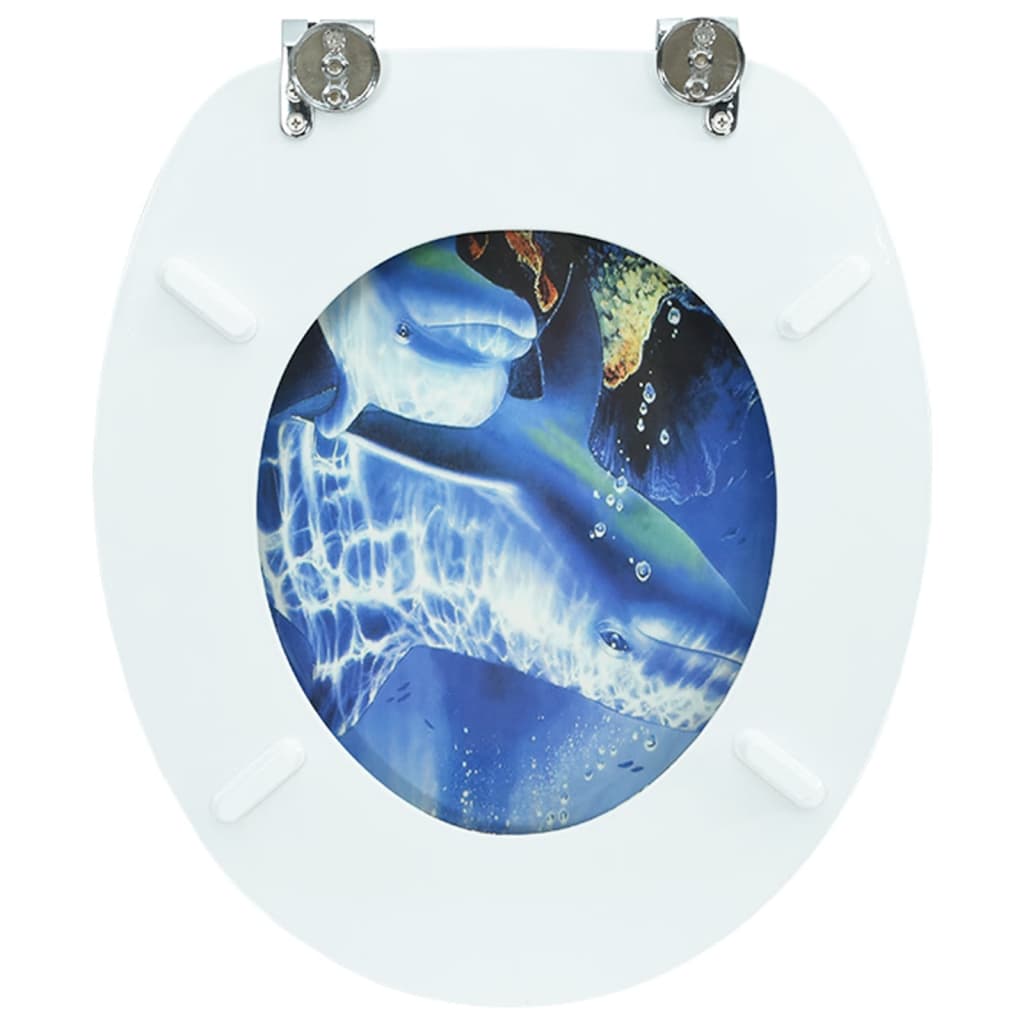 Toiletbril dolfijn MDF is nu te koop bij PeponiXL, paradijselijk wonen!