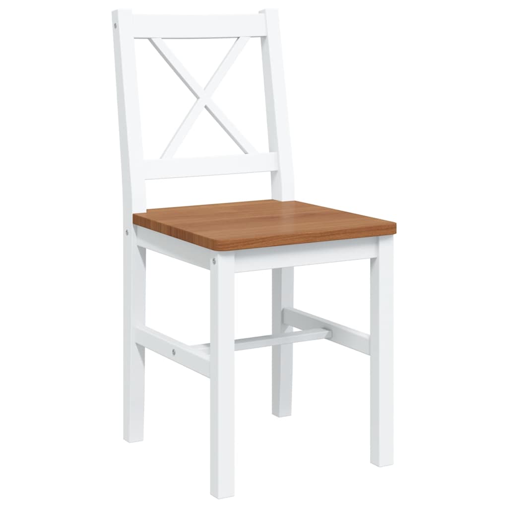 5-delige Eethoek bruin en wit is nu te koop bij PeponiXL, paradijselijk wonen!