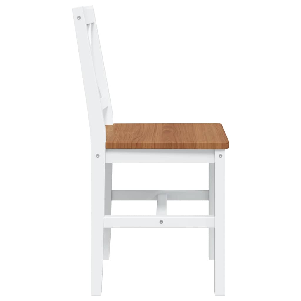 5-delige Eethoek bruin en wit is nu te koop bij PeponiXL, paradijselijk wonen!