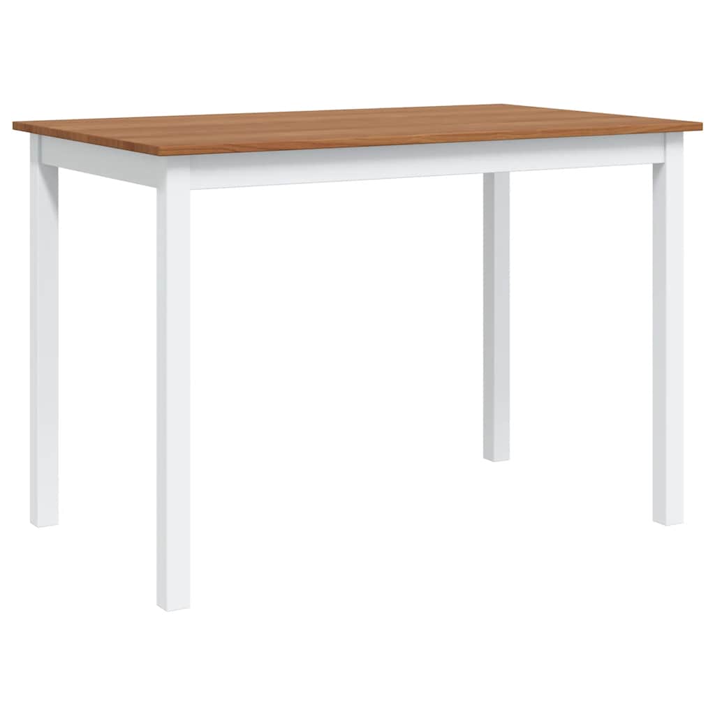 5-delige Eethoek bruin en wit is nu te koop bij PeponiXL, paradijselijk wonen!