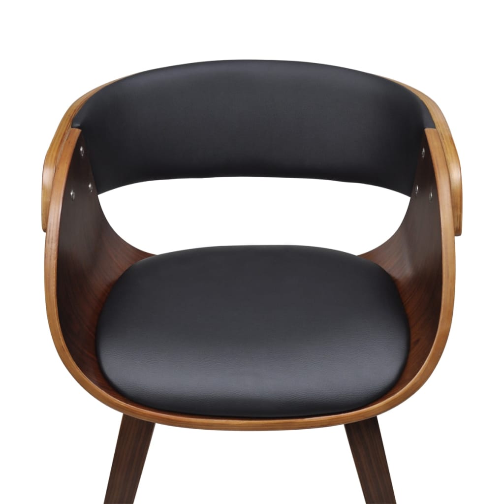 Eetkamerstoelen 6 st kunstleer bruin is nu te koop bij PeponiXL, paradijselijk wonen!