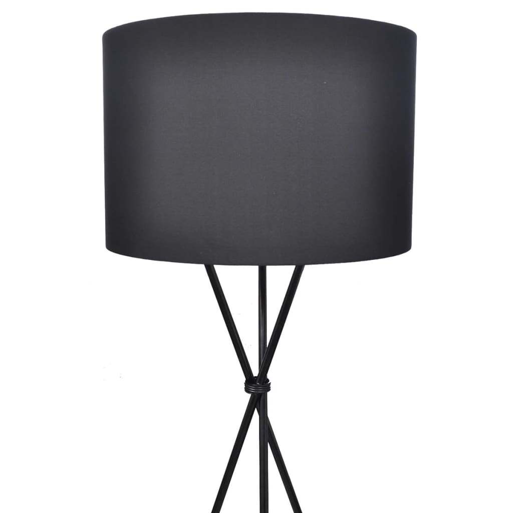 Lampenkap voor vloerlamp met hoge standaard zwart is nu te koop bij PeponiXL, paradijselijk wonen!