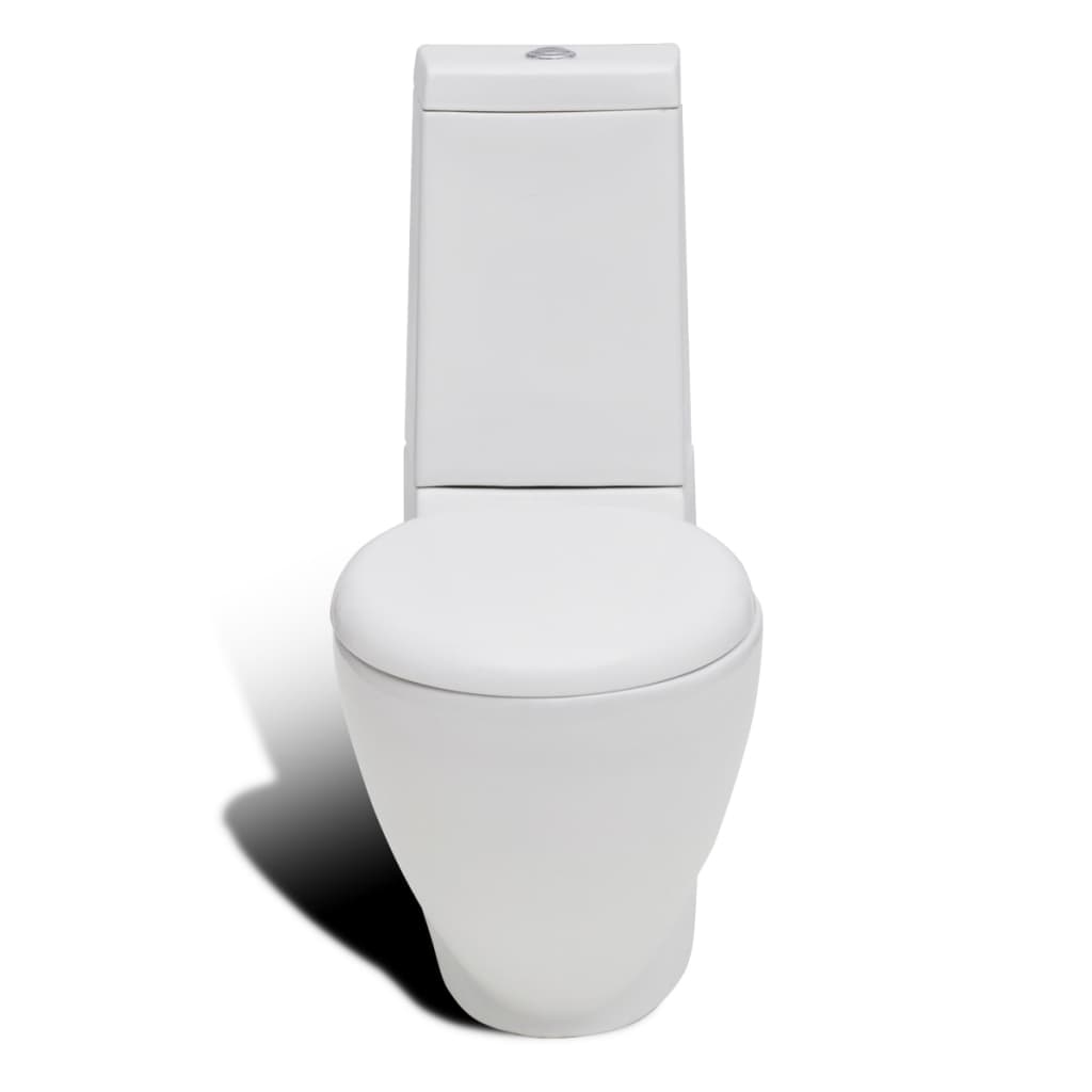 Toilet- en bidetset staand keramiek wit is nu te koop bij PeponiXL, paradijselijk wonen!