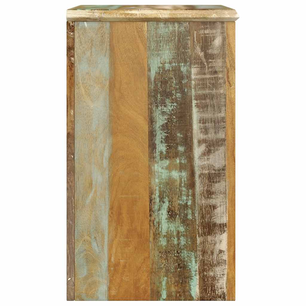 Bijzettafel met 1 lade en 1 deurtje gerecycled hout is nu te koop bij PeponiXL, paradijselijk wonen!