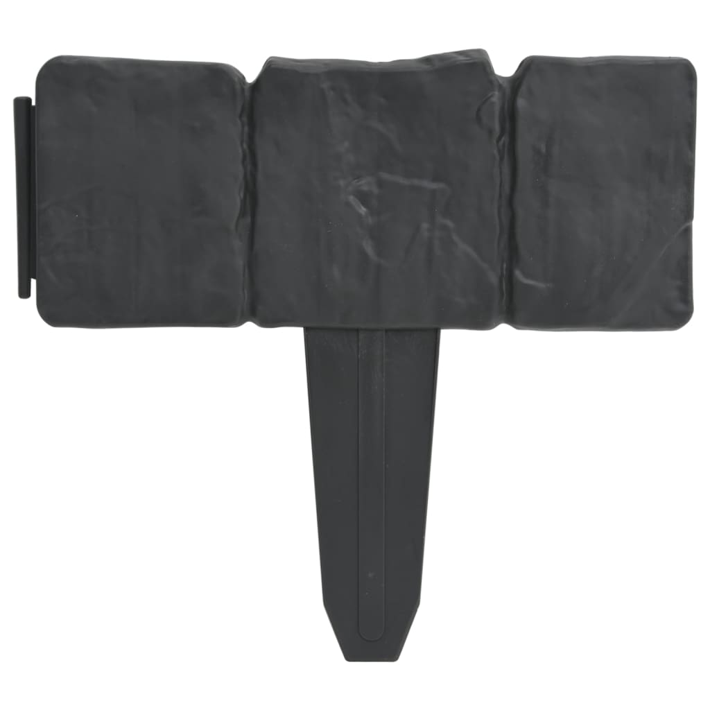 Gazonranden 41 st steen-look 10 m kunststof is nu te koop bij PeponiXL, paradijselijk wonen!