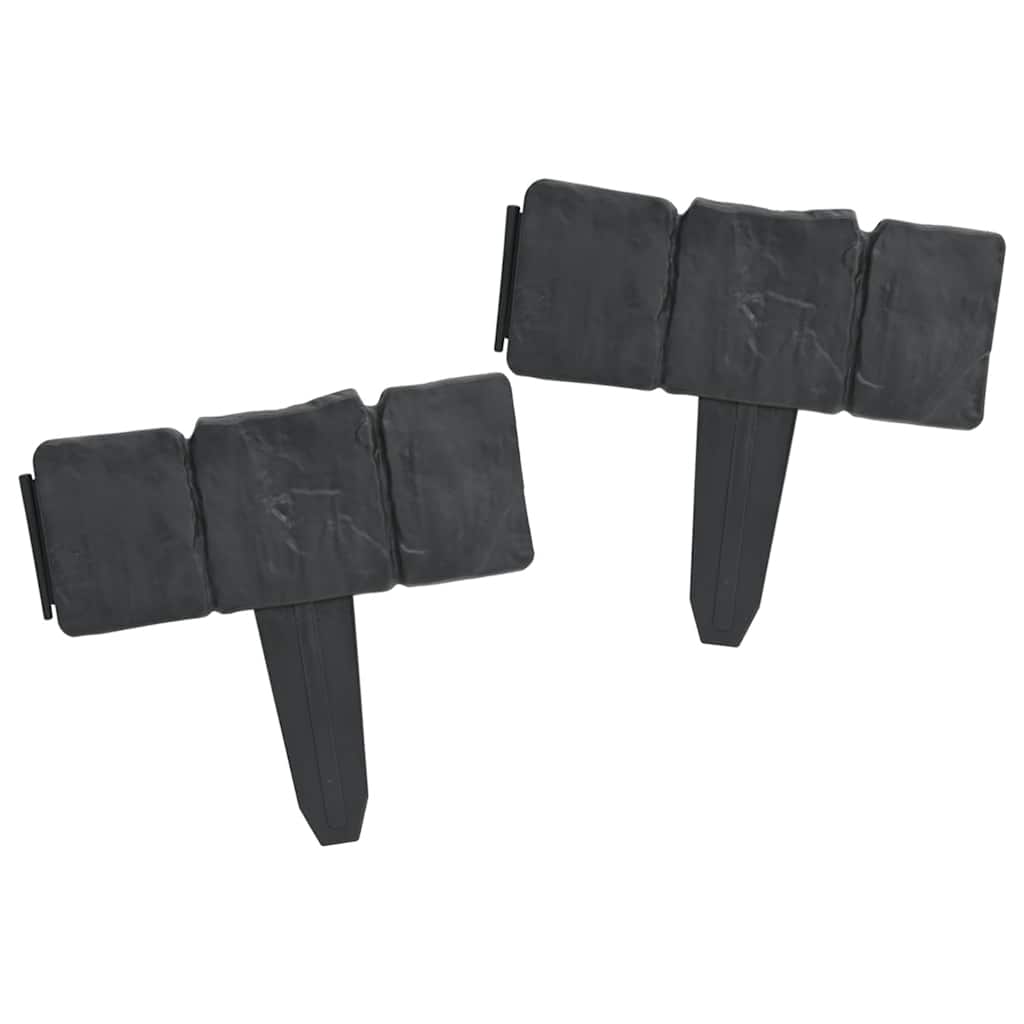 Gazonranden 41 st steen-look 10 m kunststof is nu te koop bij PeponiXL, paradijselijk wonen!