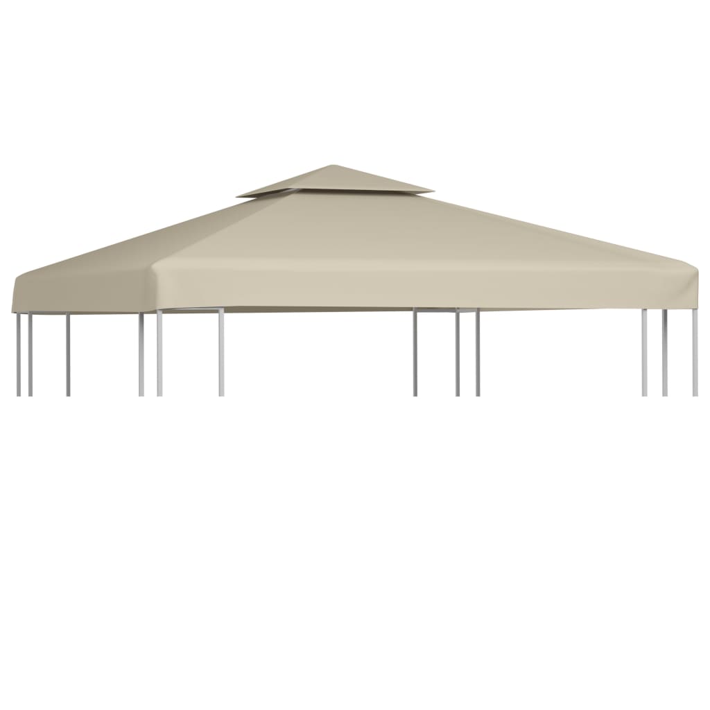 Vervangend tentdoek prieel 310 g/m² 3x3 m beige is nu te koop bij PeponiXL, paradijselijk wonen!