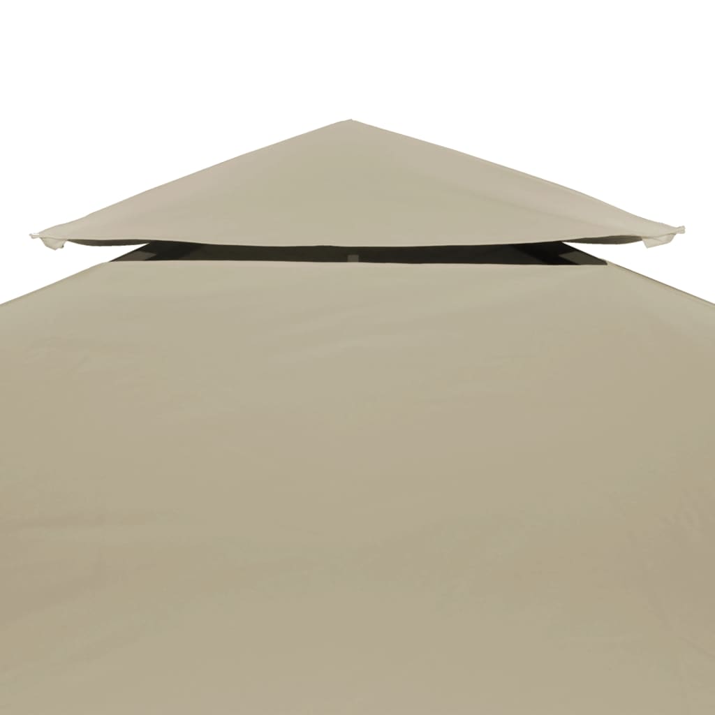 Vervangend tentdoek prieel 310 g/m² 3x3 m beige is nu te koop bij PeponiXL, paradijselijk wonen!