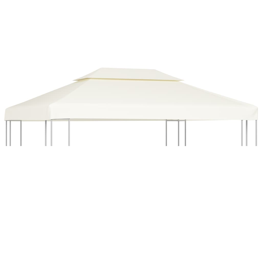 Vervangend tentdoek prieel 310 g/m² 3x4 m crèmewit is nu te koop bij PeponiXL, paradijselijk wonen!