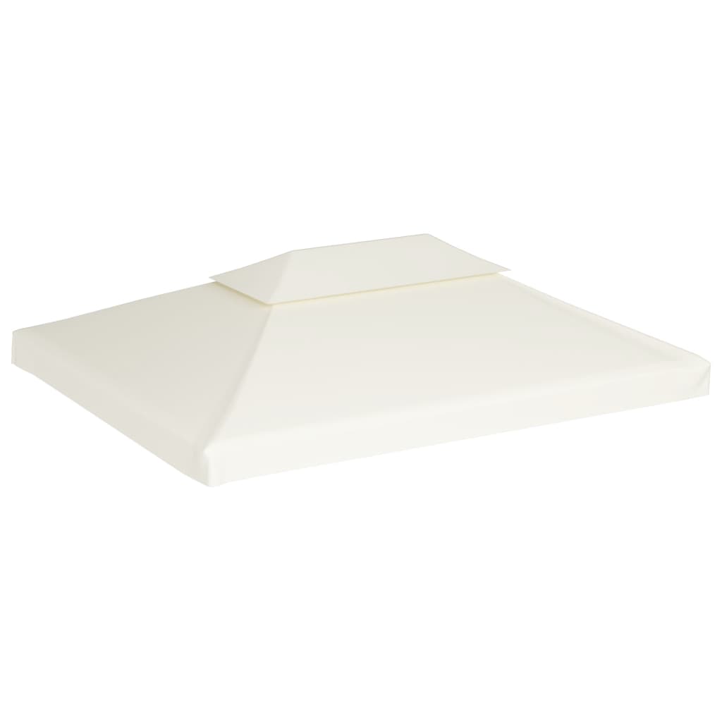 Vervangend tentdoek prieel 310 g/m² 3x4 m crèmewit is nu te koop bij PeponiXL, paradijselijk wonen!