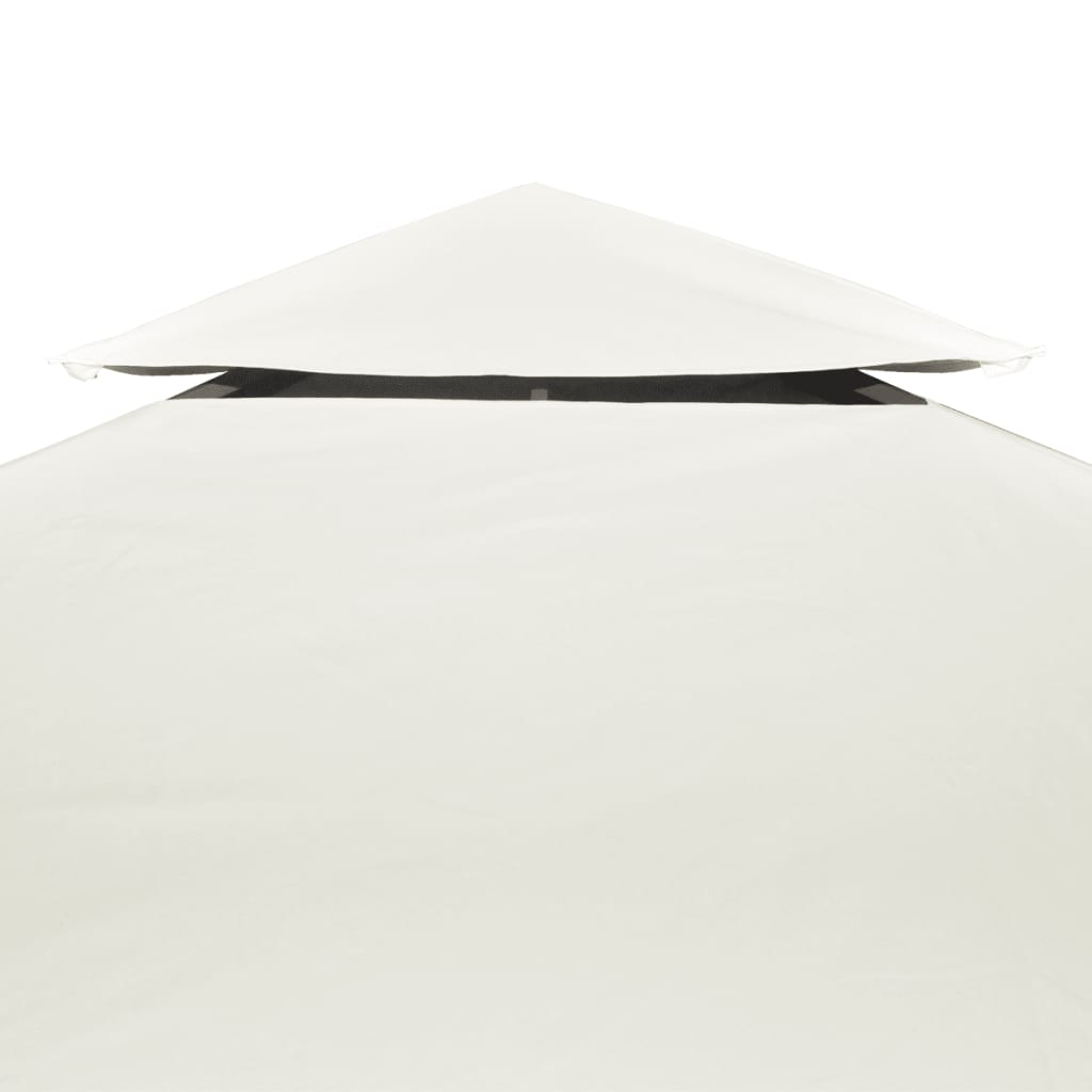 Vervangend tentdoek prieel 310 g/m² 3x4 m crèmewit is nu te koop bij PeponiXL, paradijselijk wonen!