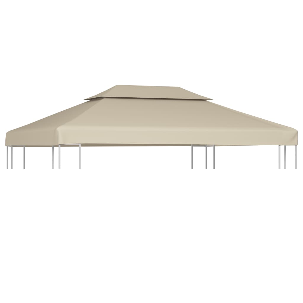 Vervangend tentdoek prieel 310 g/m² 3x4 m beige is nu te koop bij PeponiXL, paradijselijk wonen!
