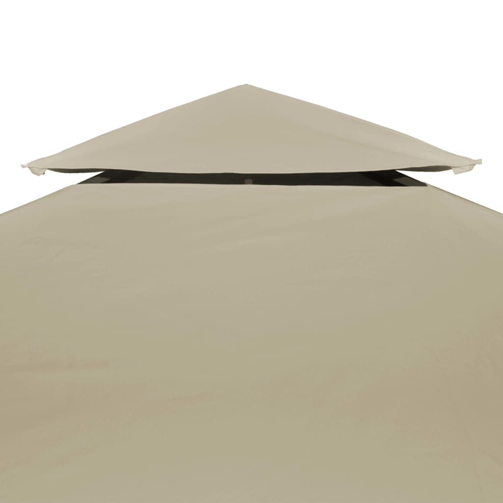 Vervangend tentdoek prieel 310 g/m² 3x4 m beige is nu te koop bij PeponiXL, paradijselijk wonen!