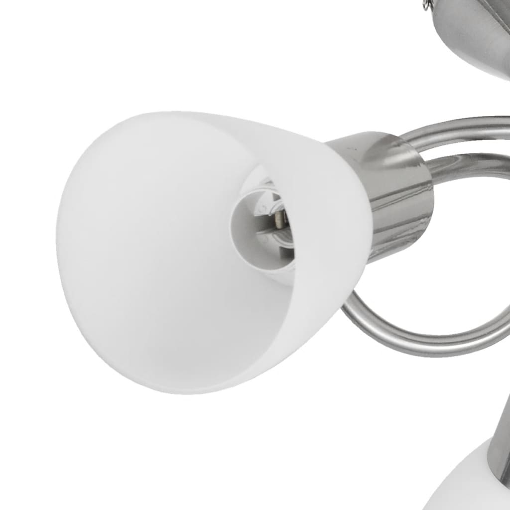 Plafondlamp met glazen kappen voor 3 x E14 peertjes is nu te koop bij PeponiXL, paradijselijk wonen!